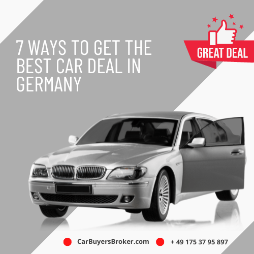 Getting the best car deal in Germany 