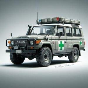 Special vehicle for tropical region Toyota Land Cruiser Metal Top Ambulance
